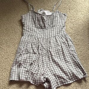 Plaid Kids One Piece
